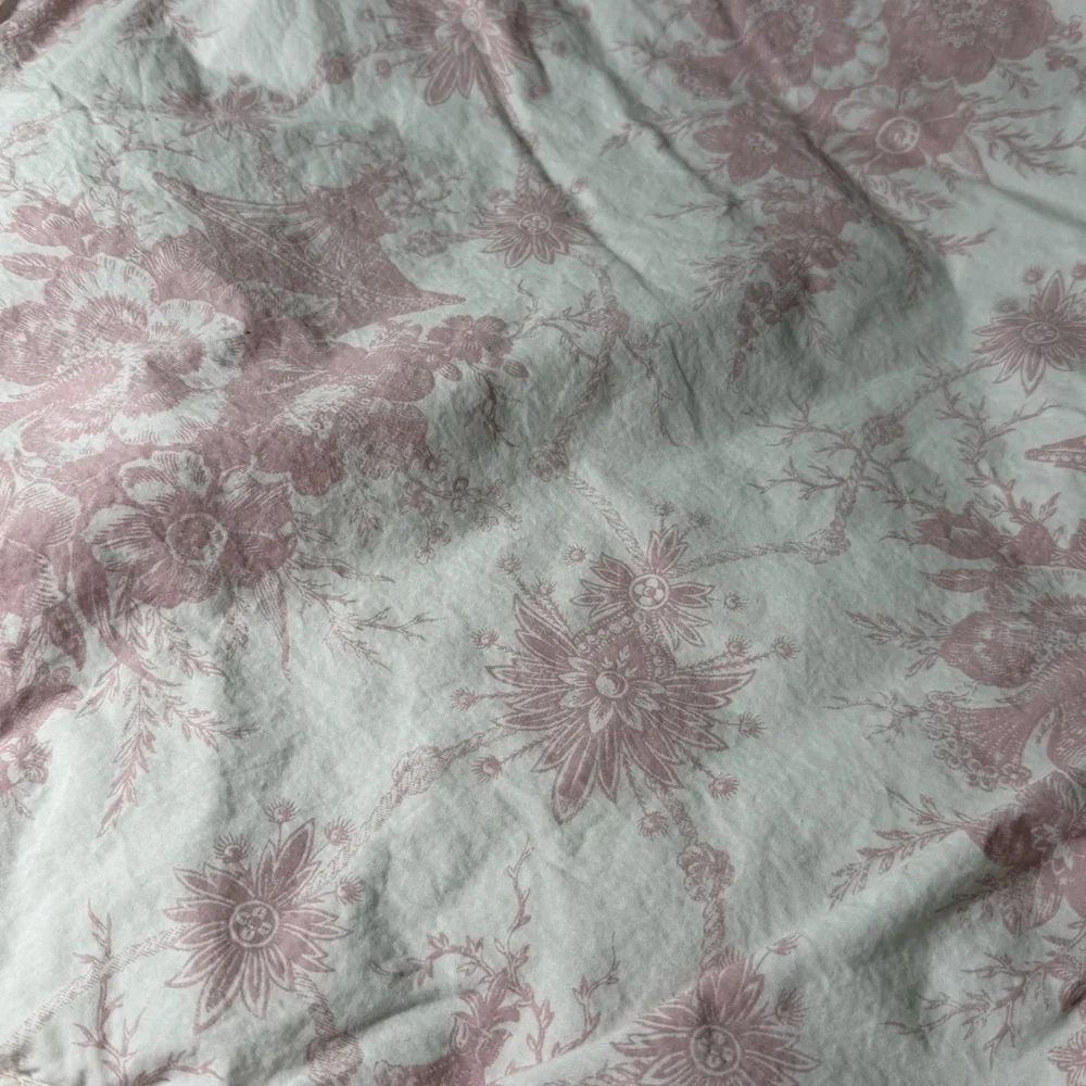 Set of Two Cabbages & Roses London King Sized Quilted Pillowcases